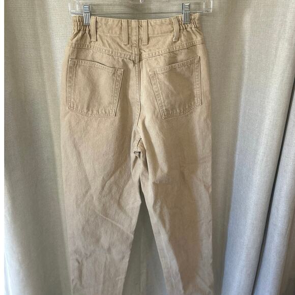L.L. Bean Beige Jeans Original Fit/Relaxed Comfort Waist Women 6 - Picture 6 of 7